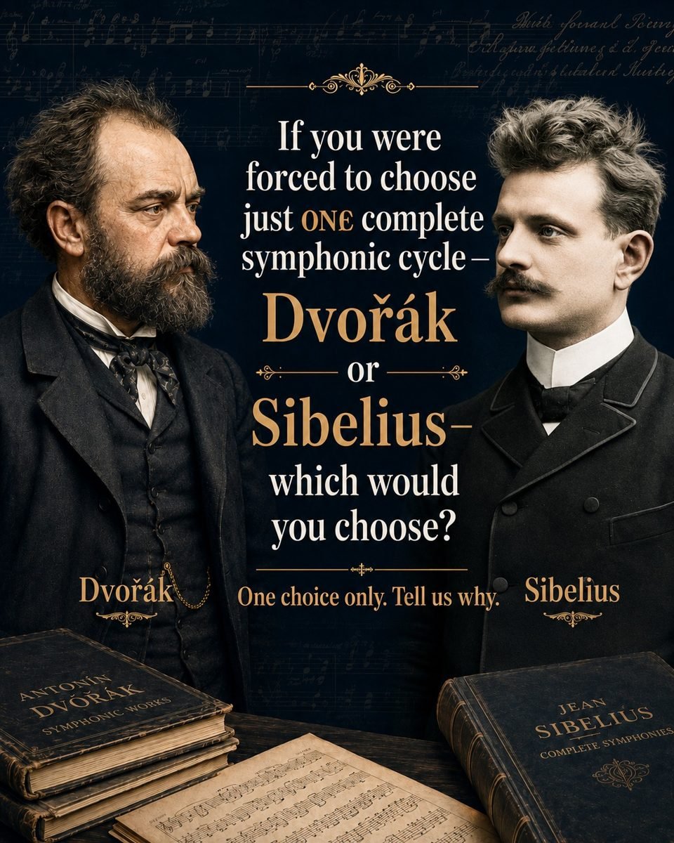 Dvořák and Sibelius: Two National Voices, Two Visions of the Symphony